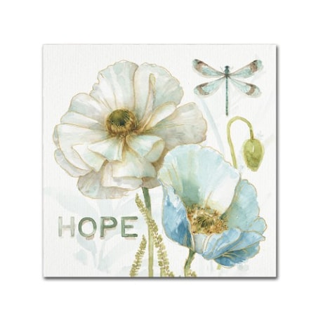 Lisa Audit 'My Greenhouse Flowers Hope' Canvas Art,24x24